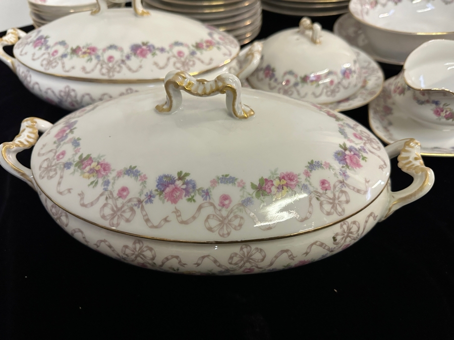 Just Added - Vintage French Limoges L. Bernardaud & Co. China Service Approximate Service For 8+ [Photo 4]