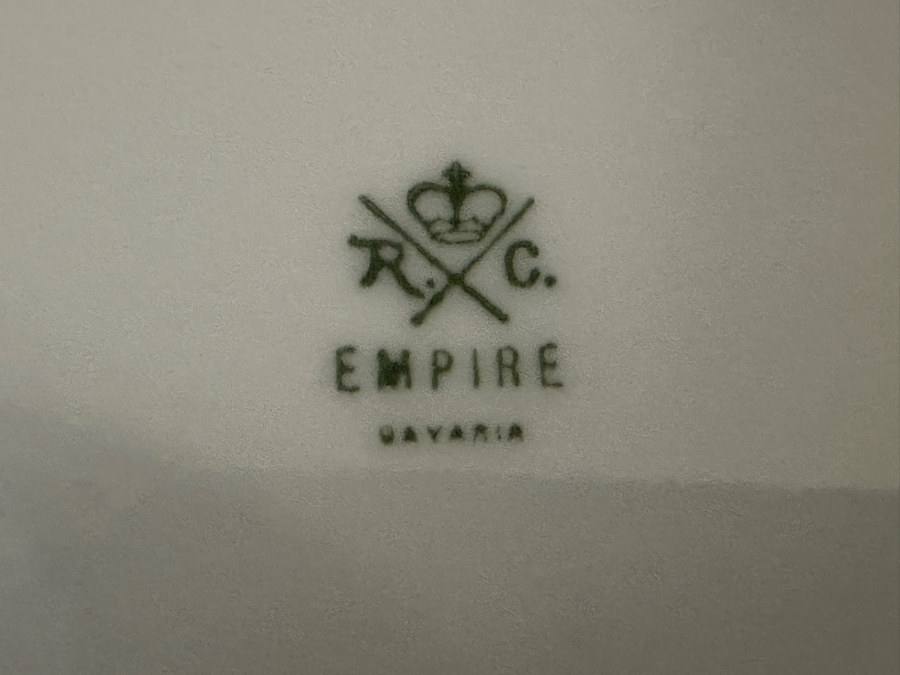 Just Added - Vintage Rosenthal Empire Roses China With Very Large Serving Platter 22.25 X 16 [Photo 10]