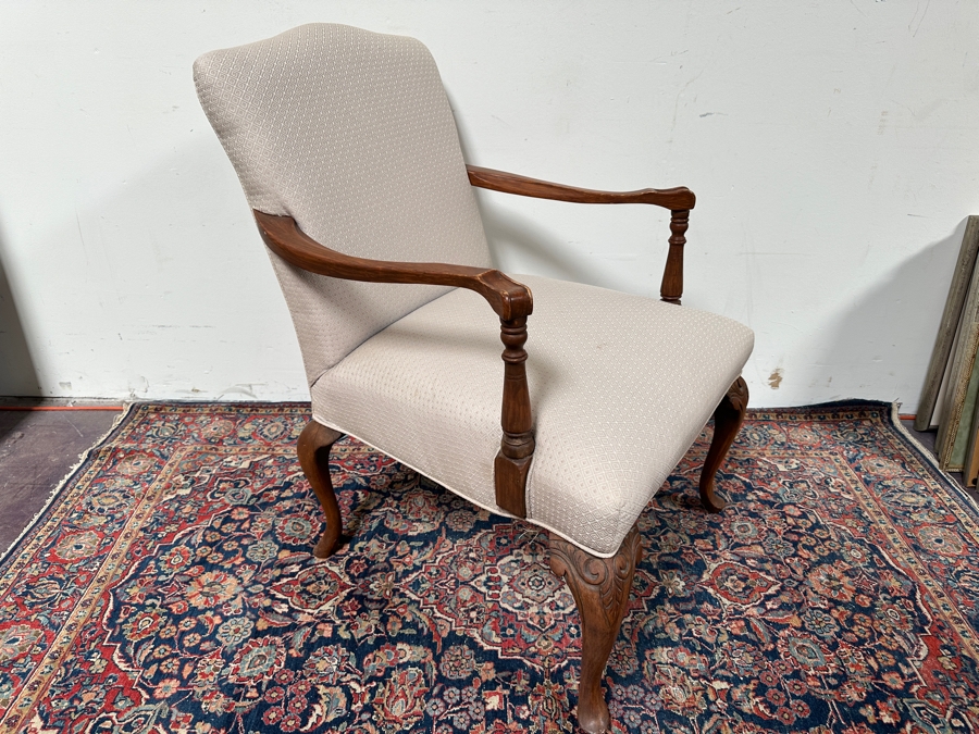 Just Added - Vintage Queen Anne Armchair [Photo 2]