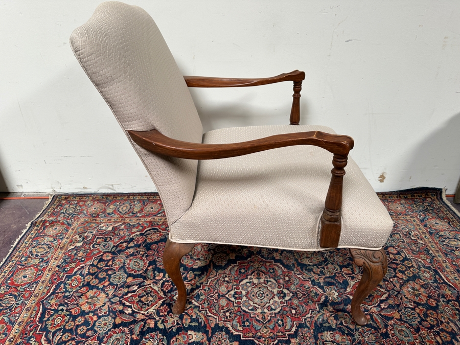 Just Added - Vintage Queen Anne Armchair [Photo 3]