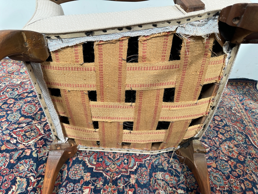 Just Added - Vintage Queen Anne Armchair [Photo 4]