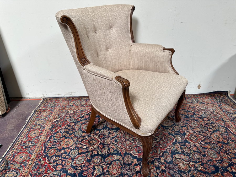 Just Added - Vintage Queen Anne Armchair [Photo 2]