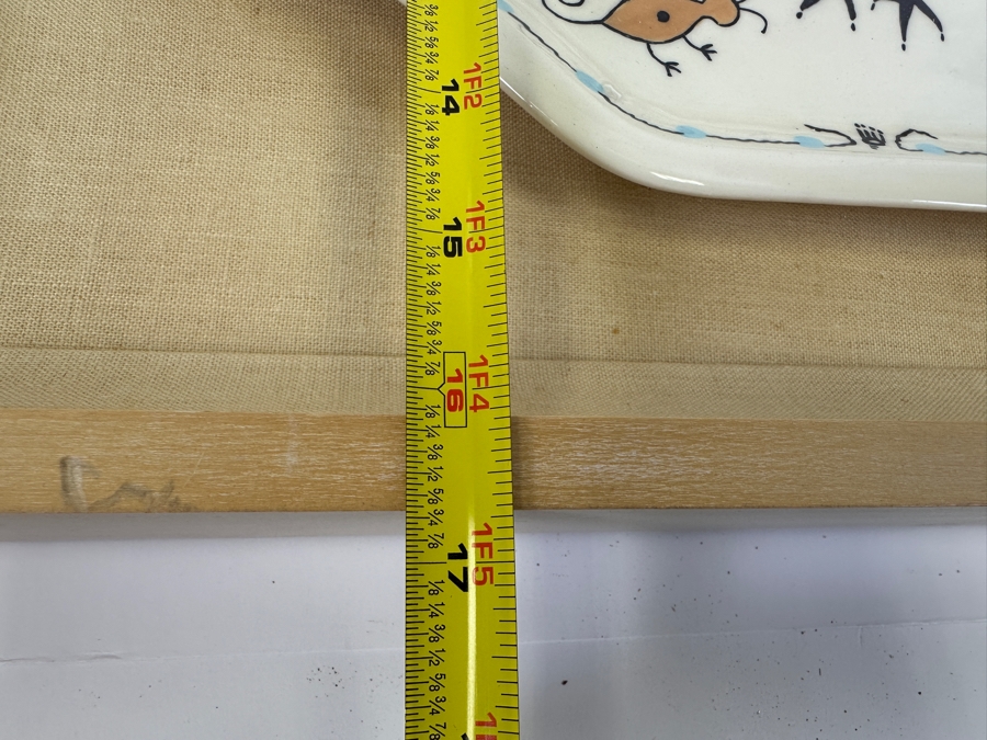 Vintage 1985 Pueblo Indian Pottery By Genevieve Golsh (1901-1992) From The Rincon Reservation Pauma Valley California Shadowbox Framed With Writing On Backside 'The Old Indian Said A Kind Voice Is Joy Like A Lark's Song, Watch It Day By Day...' [Photo 8]