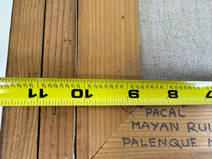 John Carrol Hooper Original Oil Painting On Canvas Titled 'Pacal: Mayan Ruler, Palenque, Mexico' 10 X 14 Framed 14 X 18 [Photo 7]