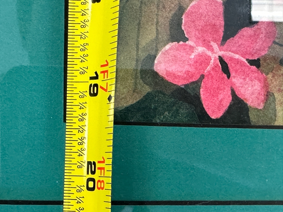 Valerie J. Sanders Original Watercolor Painting On Paper 13.5 X 19.5 Framed 21 X 27 [Photo 8]