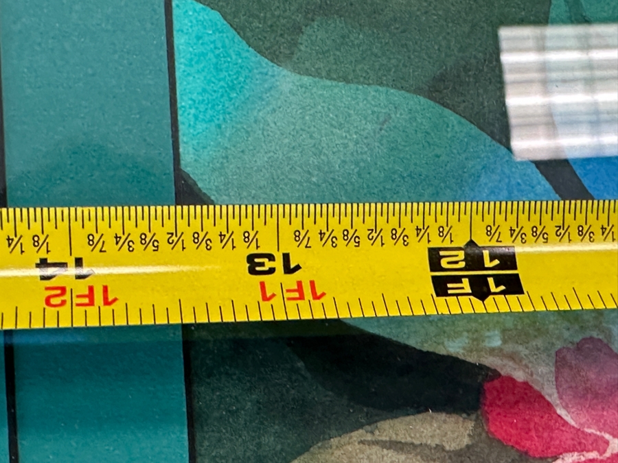 Valerie J. Sanders Original Watercolor Painting On Paper 13.5 X 19.5 Framed 21 X 27 [Photo 7]