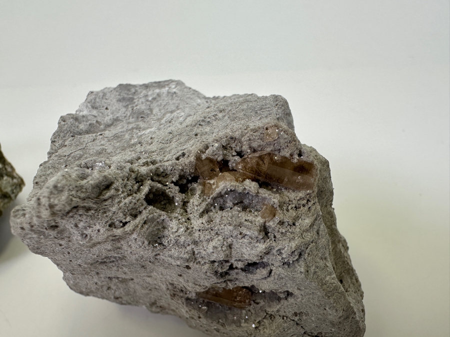 Garnets In Matrix And Unidentified Stone In Matrix [Photo 8]