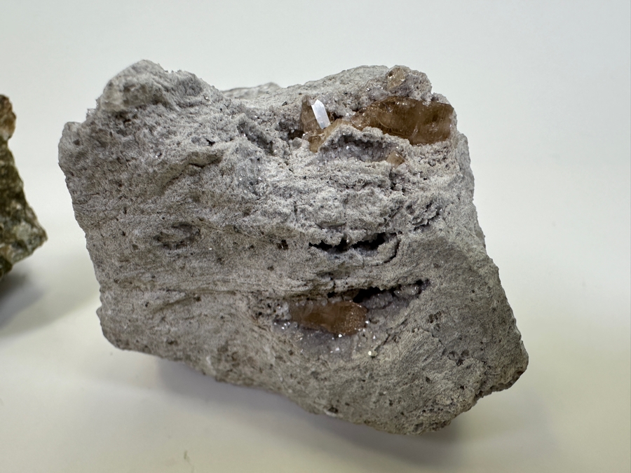 Garnets In Matrix And Unidentified Stone In Matrix [Photo 9]