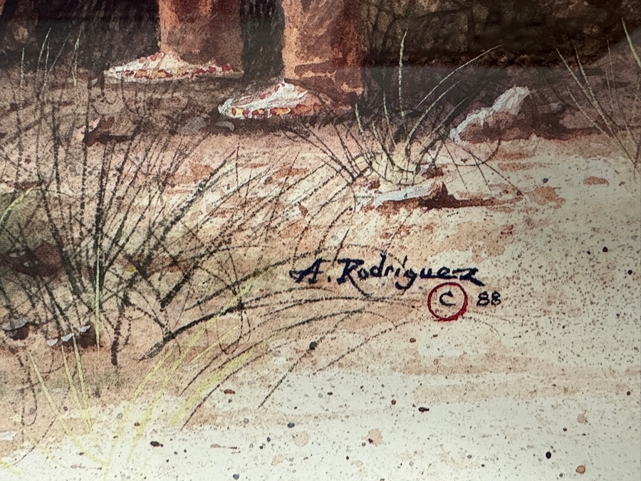 Alfredo Rodriguez Hand Signed Limited Edition Print Numbered 595 Of 950 15 X 10 Framed 25 X 19 [Photo 5]