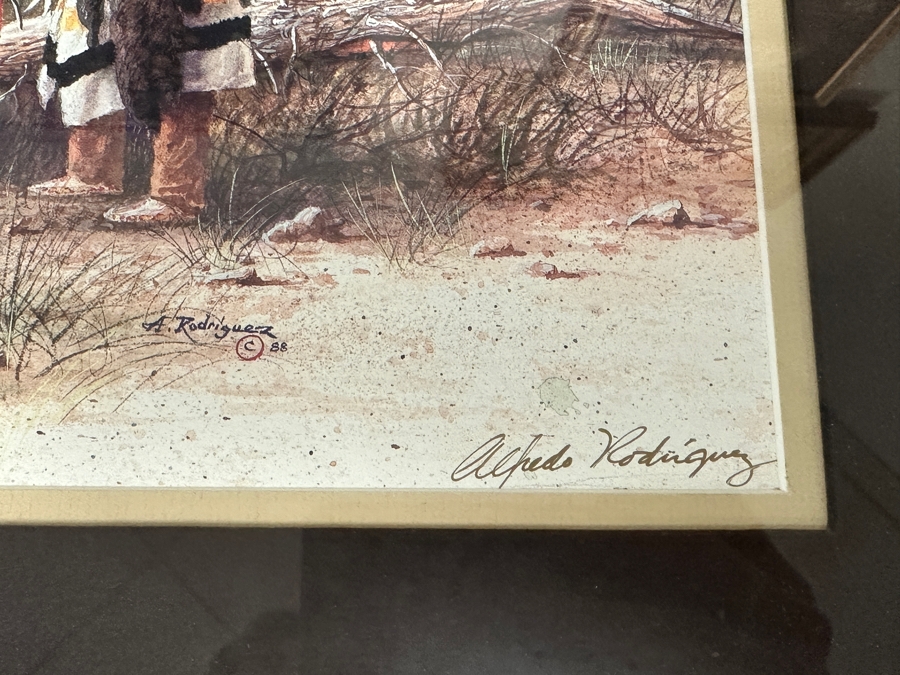 Alfredo Rodriguez Hand Signed Limited Edition Print Numbered 595 Of 950 15 X 10 Framed 25 X 19 [Photo 4]