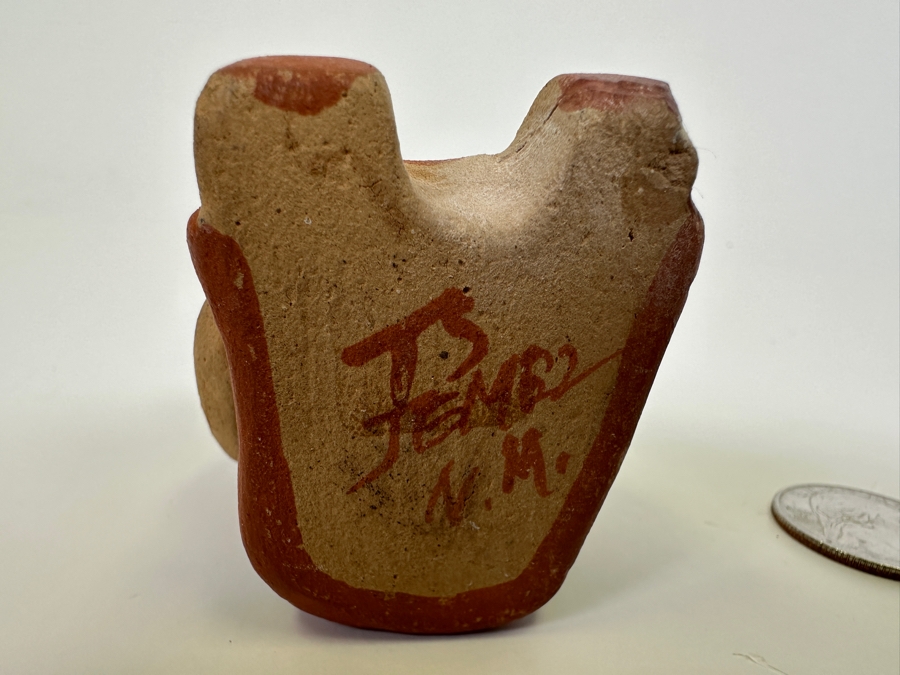 Signed TS Jemez New Mexico Storyteller Pottery 3H [Photo 4]