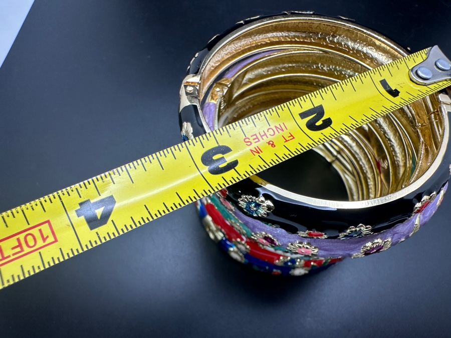 (6) Jiu Long Xing Enamel Bangles Bracelets 3W [Photo 7]