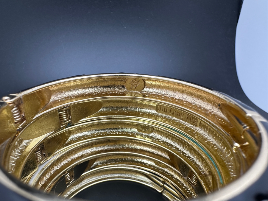 (6) Jiu Long Xing Enamel Bangles Bracelets 3W [Photo 4]