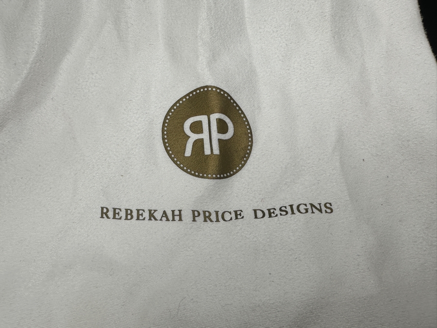 Pink Rivoli Crystal Riviere Necklace By Rebekah Price Designs 18L Retails $195 [Photo 8]