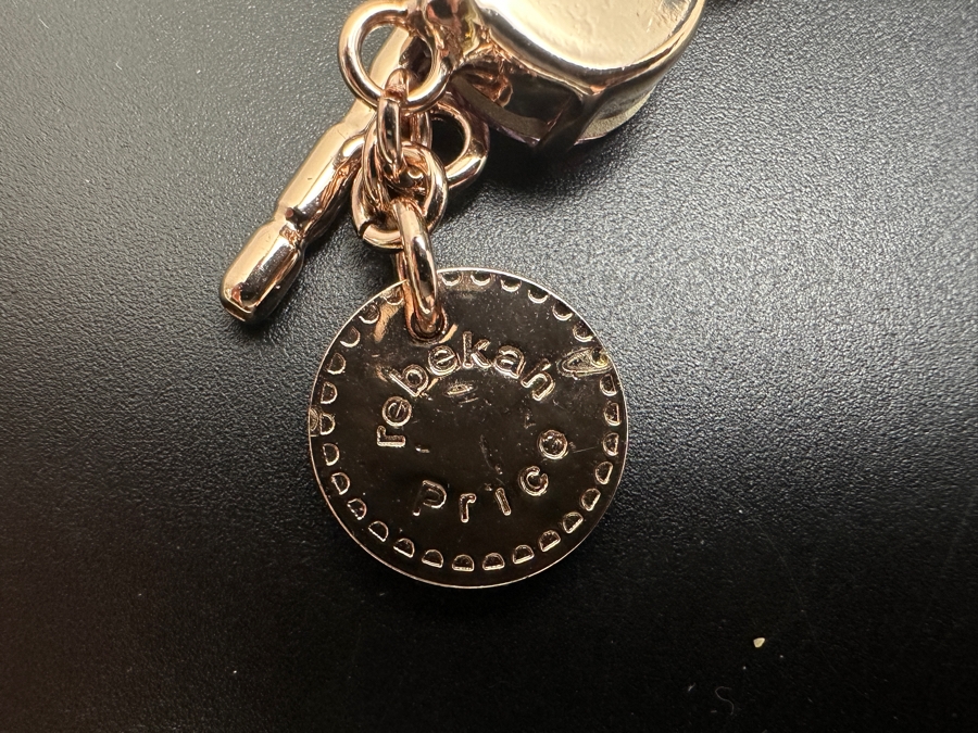 Pink Rivoli Crystal Riviere Necklace By Rebekah Price Designs 18L Retails $195 [Photo 6]