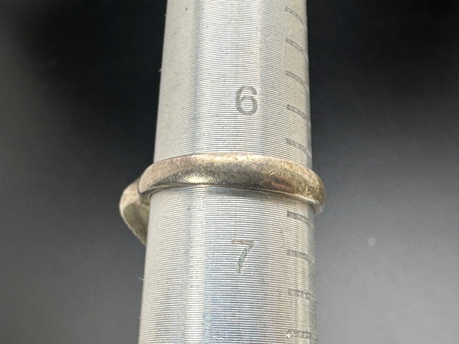 Sterling Silver Peridot Ring Size 6.5 7.7g [Photo 9]