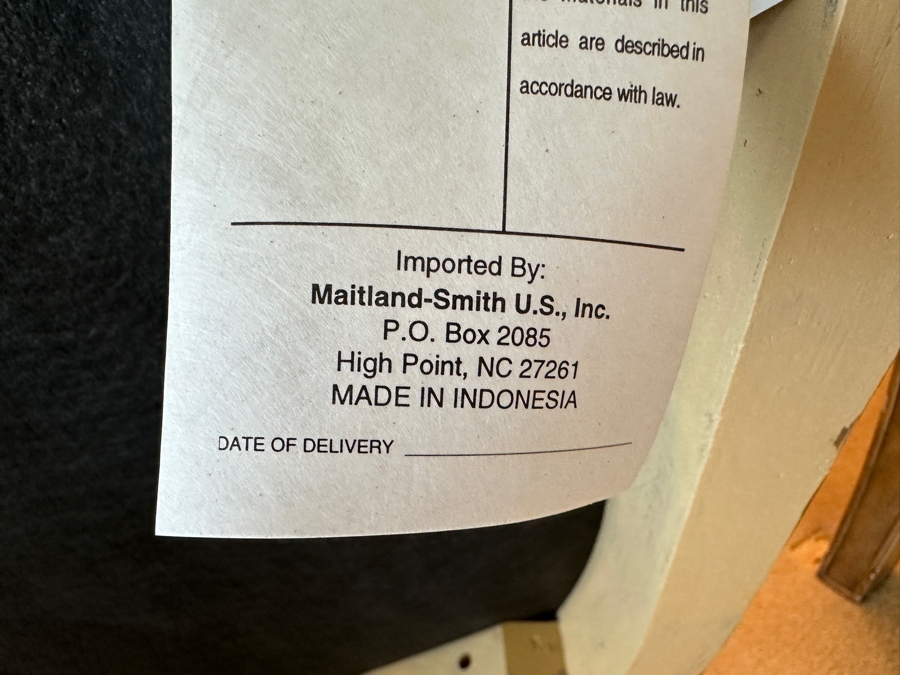 Pair Of Maitland-Smith Swan Occasional Armchairs 27.5W X 28D X 33H Pair Retails For $3,736 [Photo 7]