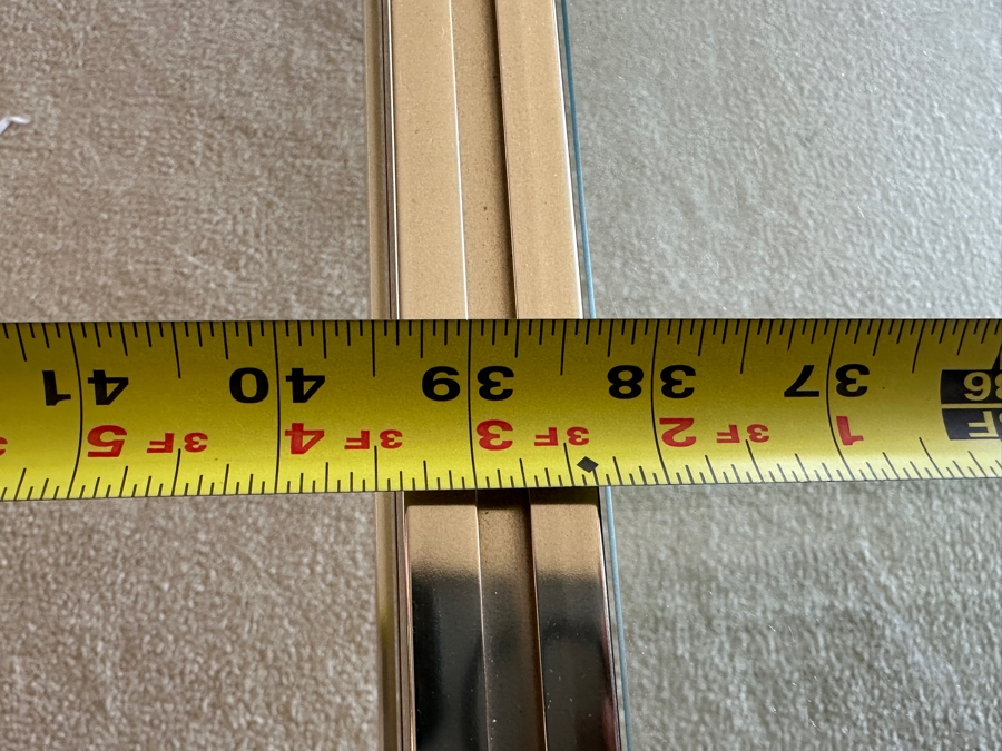 Just Added - Vintage 1970s Pierre Vandel Paris France French 2-Tier Brass/Glass Coffee Table 39.5 X 39.5 X 15H [Photo 6]