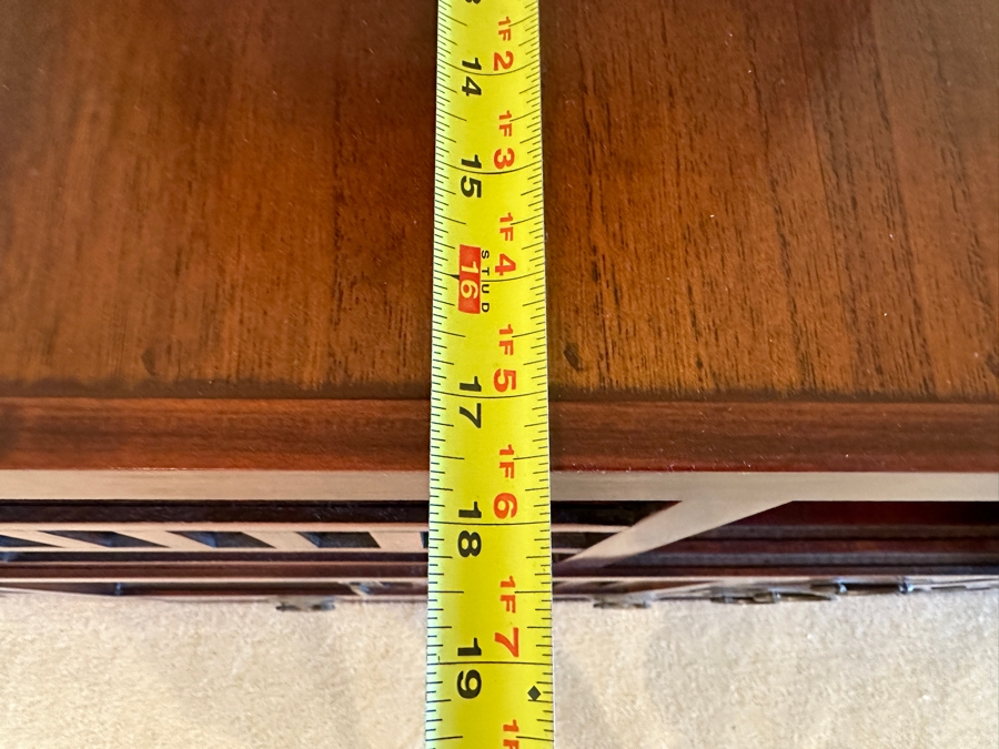 Stunning Vintage Japanese Step Tansu Chest Cabinet With Metal Hardware Two Sided 83W X 18D X 35.5H [Photo 15]