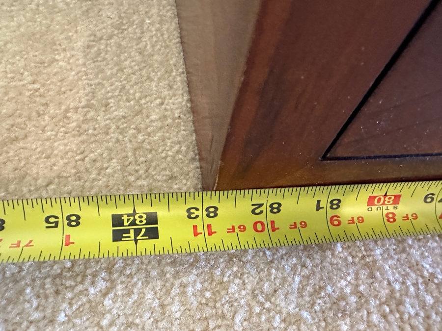 Stunning Vintage Japanese Step Tansu Chest Cabinet With Metal Hardware Two Sided 83W X 18D X 35.5H [Photo 14]