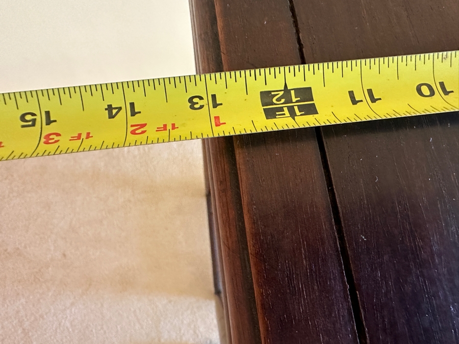 Vintage Chinese Wooden Stand 13W X 13D X 35.5H [Photo 8]