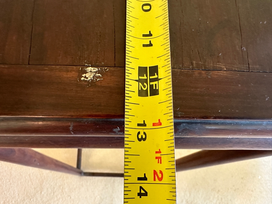 Vintage Chinese Wooden Stand 13W X 13D X 35.5H [Photo 9]