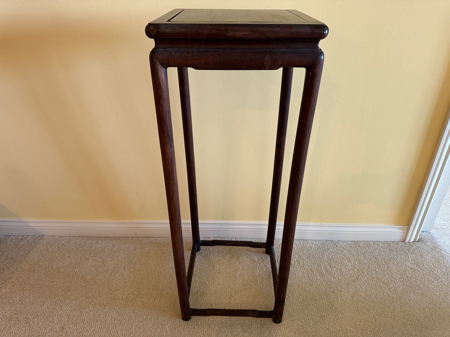 Vintage Chinese Wooden Stand 13W X 13D X 35.5H [Photo 1]