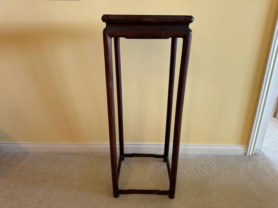 Vintage Chinese Wooden Stand 13W X 13D X 35.5H [Photo 5]