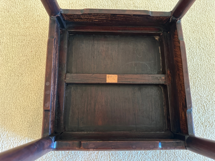 Vintage Chinese Wooden Stand 13W X 13D X 35.5H [Photo 6]