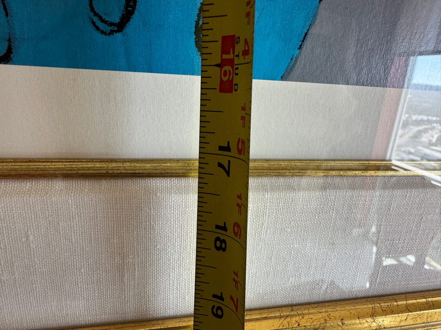 Itzchak Tarkay Seriolithograph Titled 'Morning Social' 25 X 17 Framed 36.5 X 29 [Photo 8]