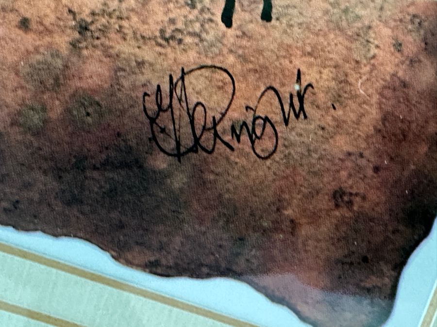 J. H. Wright South African Artist 'The African Collection' Print Of Cave Drawings Hand Signed 10.5 X 5 Professionally Framed 30 X 26 [Photo 5]