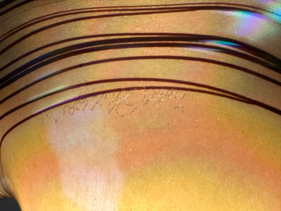 Todd Phillips Quoizel Blown Art Glass Chandelier 27'W [Photo 2]