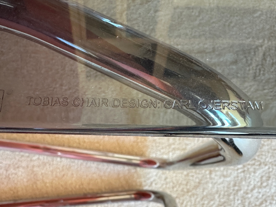 (4) Ikea Tobias Chair Design By Carl Ojerstam (One Chair Found Later Not Photographed) - 4 Chairs Total [Photo 5]
