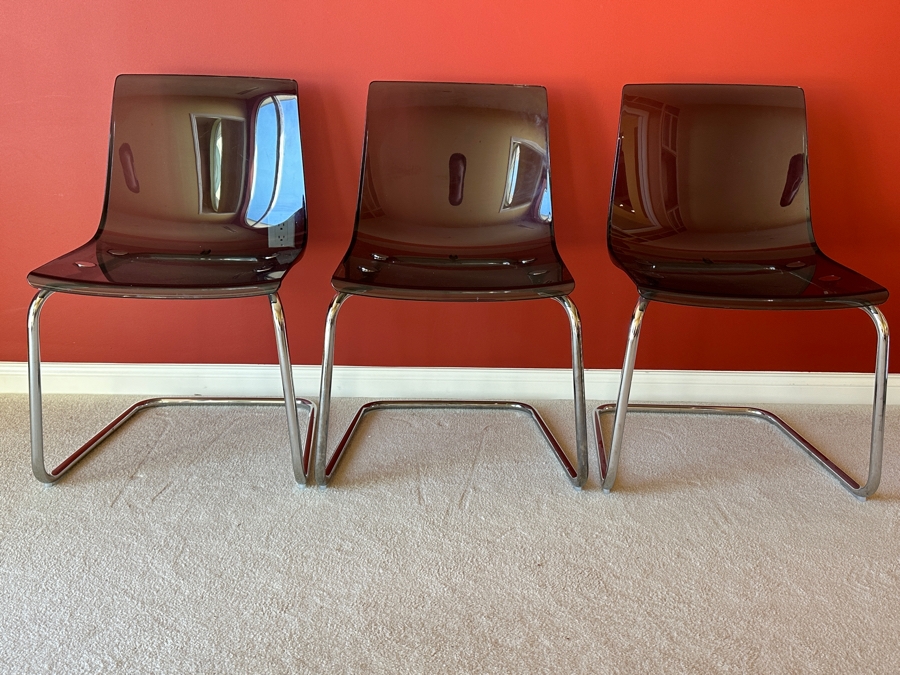 (4) Ikea Tobias Chair Design By Carl Ojerstam (One Chair Found Later Not Photographed) - 4 Chairs Total
