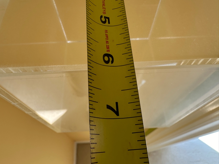 Set Of Four Lucite Display Wall Mounted Cases 6W X 6D X 6H Each [Photo 9]