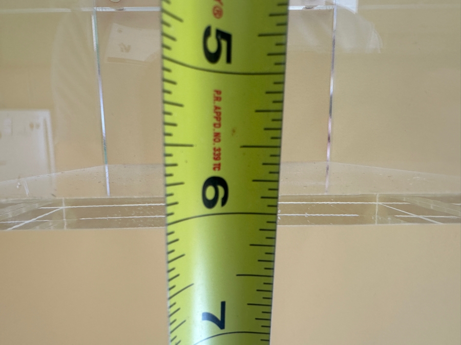 Set Of Four Lucite Display Wall Mounted Cases 6W X 6D X 6H Each [Photo 8]