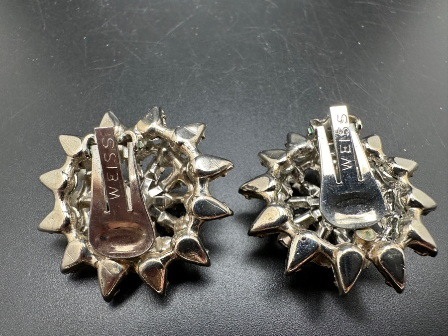 Just Added - Vintage WEISS Clip-On Earrings [Photo 3]