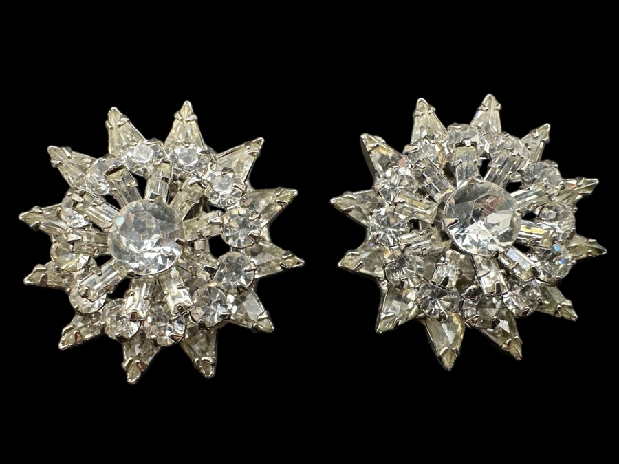 Just Added - Vintage WEISS Clip-On Earrings [Photo 1]