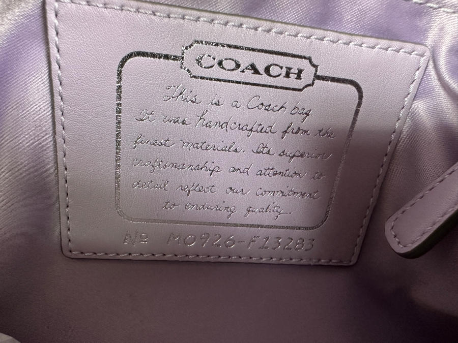 Coach Handbag 13W [Photo 7]