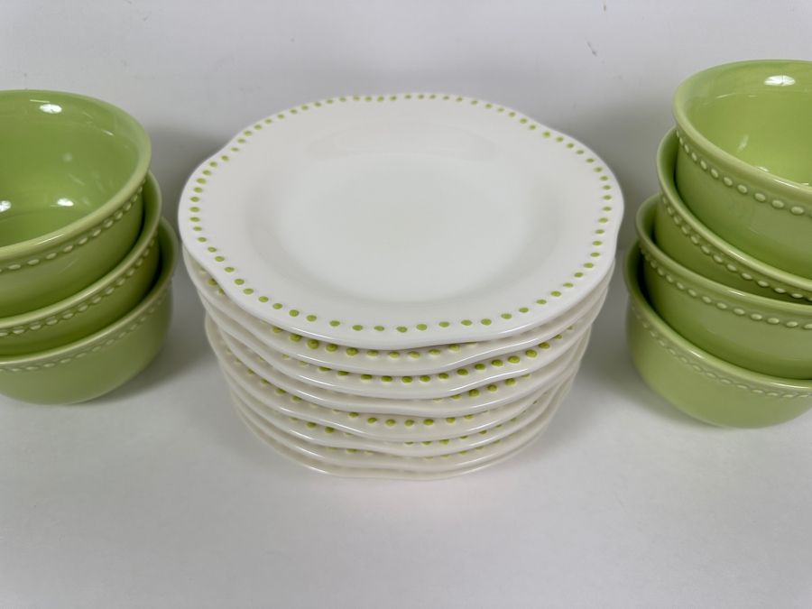 Pottery Barn EMMA Dishware Bowls Made In Portugal 8.75W And 5.75W [Photo 3]