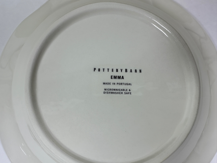 Pottery Barn EMMA Dishware Bowls Made In Portugal 8.75W And 5.75W [Photo 4]