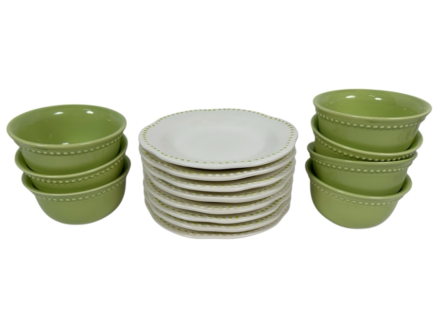 Pottery Barn EMMA Dishware Bowls Made In Portugal 8.75W And 5.75W [Photo 1]