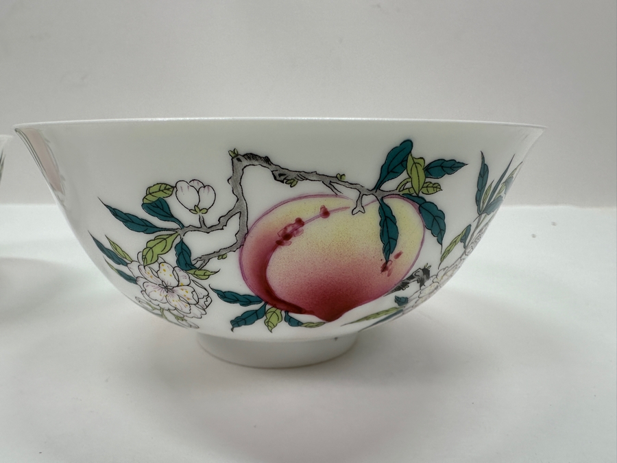 Chinese Porcelain Peach Bowls 5W X 2.25H [Photo 14]