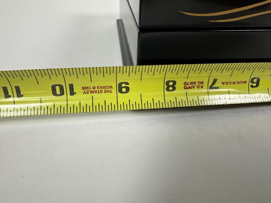 Vintage Japanese Lacquer Jewelry Box 8.5W X 6.5D X 2.75H [Photo 11]