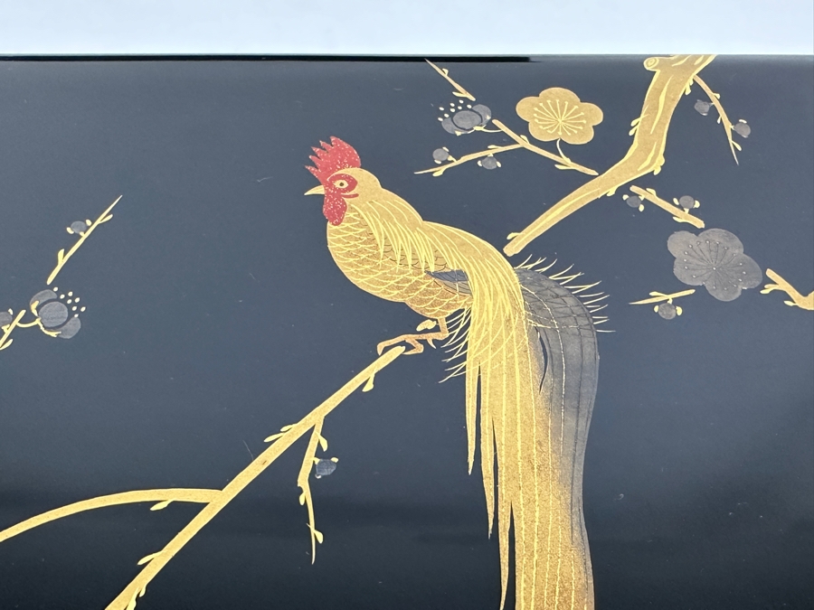 Vintage Japanese Lacquer Jewelry Box 8.5W X 6.5D X 2.75H [Photo 10]