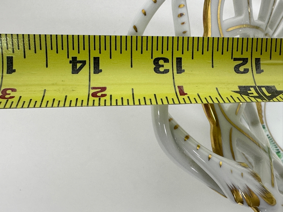 Herend Hand Painted Porcelain Reticulated Dish 13.5W X 9D X 3H [Photo 10]