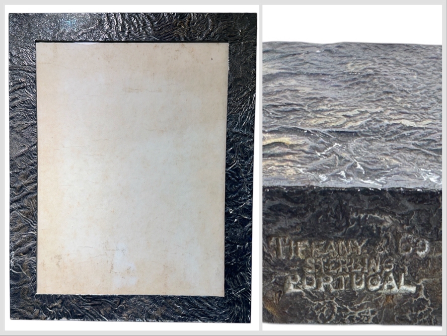Tiffany & Co Sterling Silver Picture Frame Made In Portugal Sterling Silver Weighs 351g Without Glass 8.5 X 11 [Photo 1]