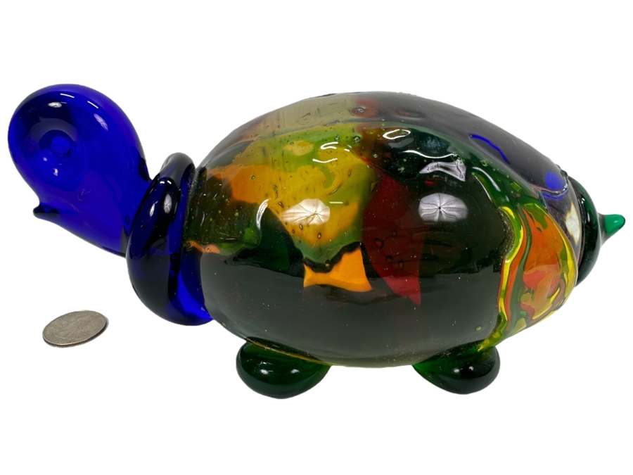 Vetro Artistico Murano Glass Turtle 9W X 5D X 4H [Photo 1]