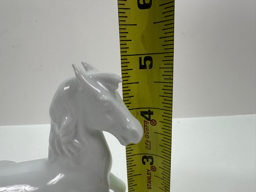 Furstenberg Germany White Porcelain Horse Figurine 5H [Photo 8]