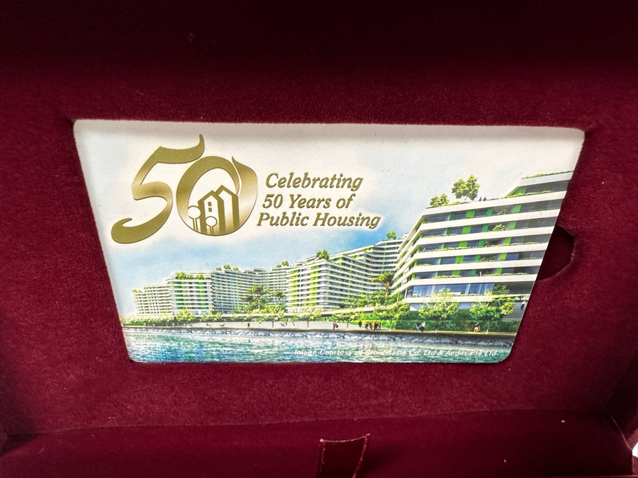 Rare .999 Fine Silver $5 Dollar Proof Coin 2010 Celebrating 50 Years Of Public Housing In Singaport From The Singapore Mint Limited To 8,000 Coins 20g [Photo 5]